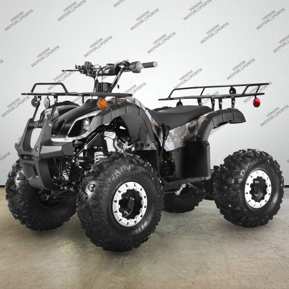 Venom Kodiak | 125cc ATV | Fully Automatic + Reverse Army Black Fully Automatic