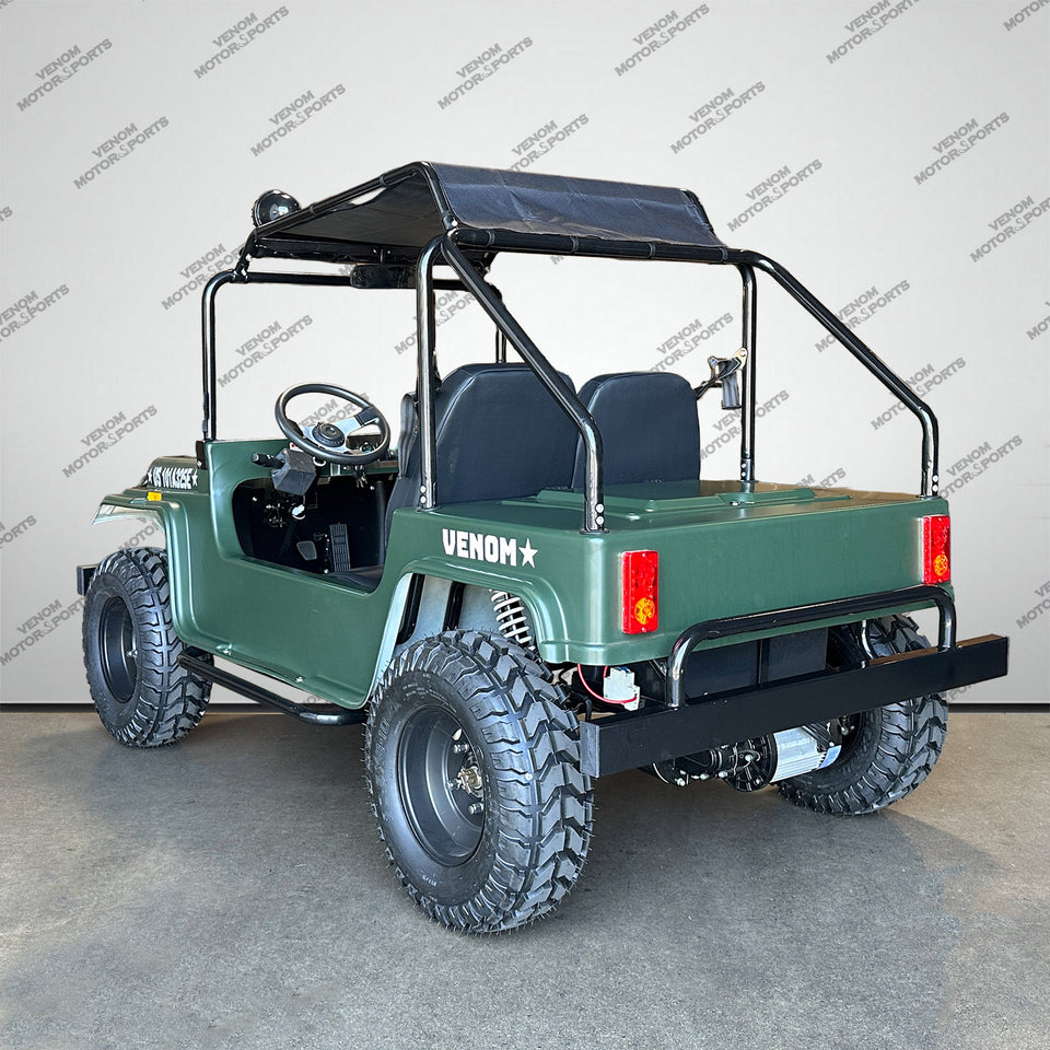 Venom Electric Mini Jeep | 3000W 60V | Full-Size | Safari Edition
