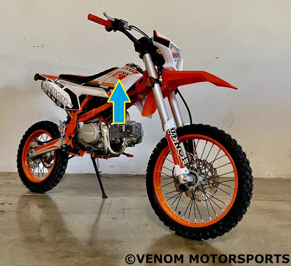 Venom Thunder 125cc Dirt Bike | Front Right Plastic (304003009001)