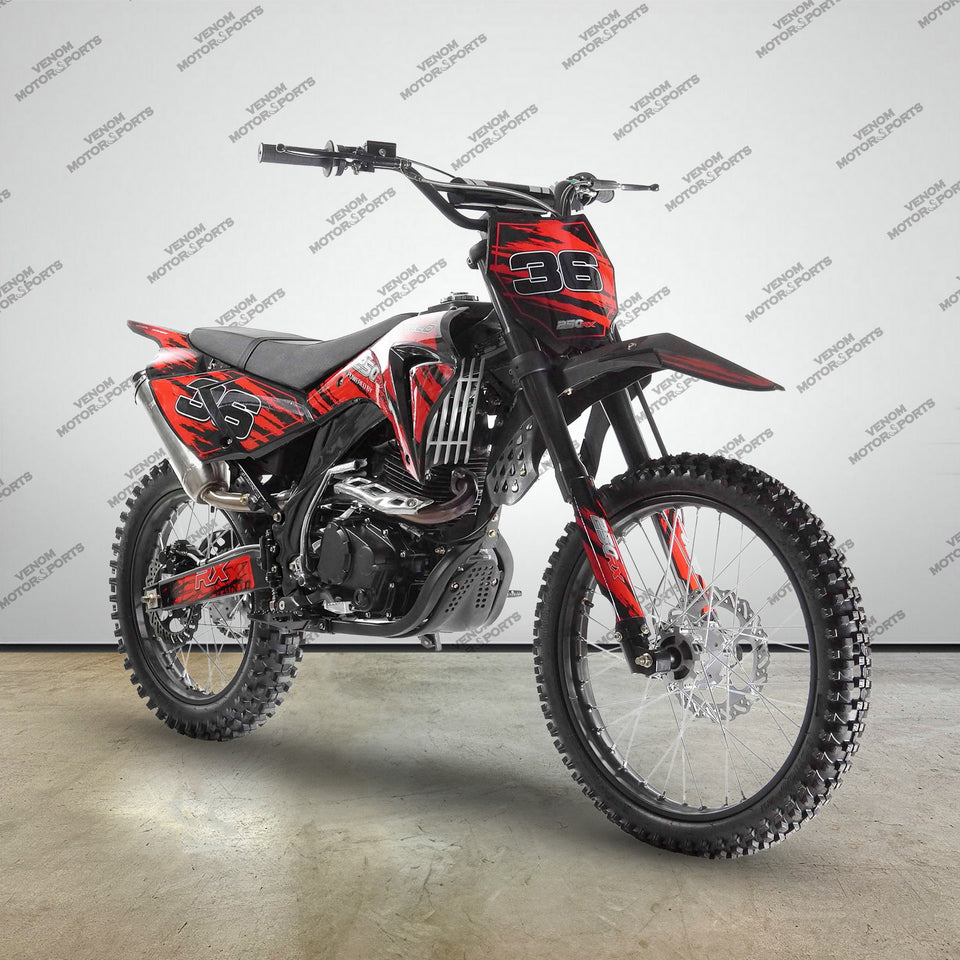 Venom 250cc Dirt Bike | Motocross | 5 Speed | Off Road