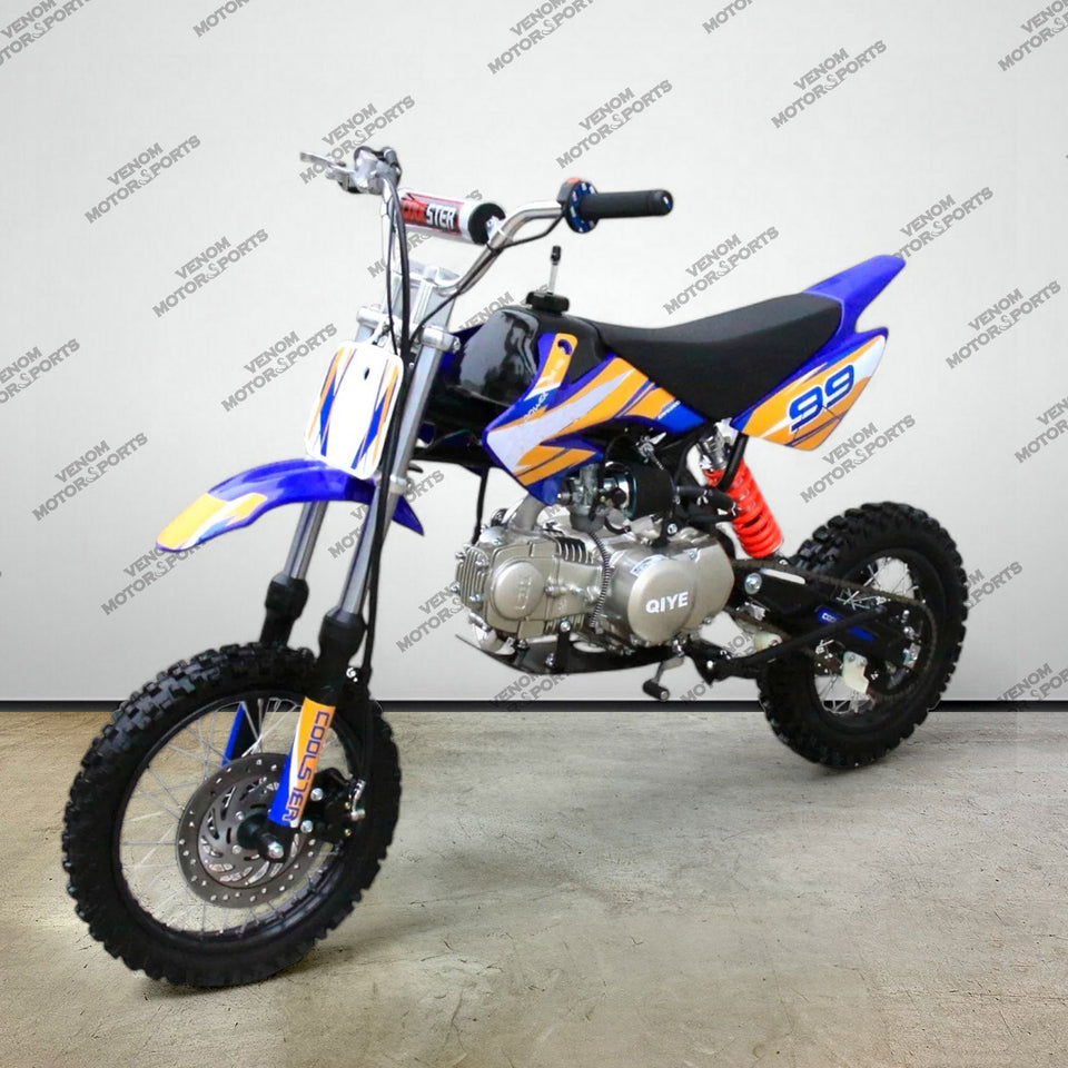 Venom XR-125 Motocross 125cc Dirt Bike | Semi-Automatic Blue