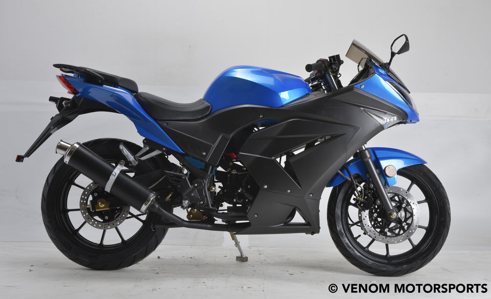 Venom x22GT | 125cc Ninja Motorcycle | 4-Speed Blue