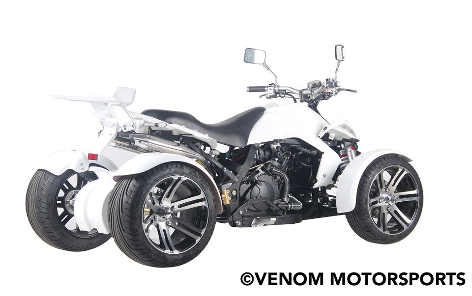 350cc Water-cooled Spy Racing ATV - 6 Speed Manual + Reverse Metallic White