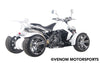 350cc Water-cooled Spy Racing ATV - 6 Speed Manual + Reverse Metallic White