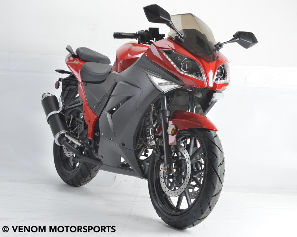 Venom x22GT | 125cc Ninja Motorcycle | 4-Speed Red