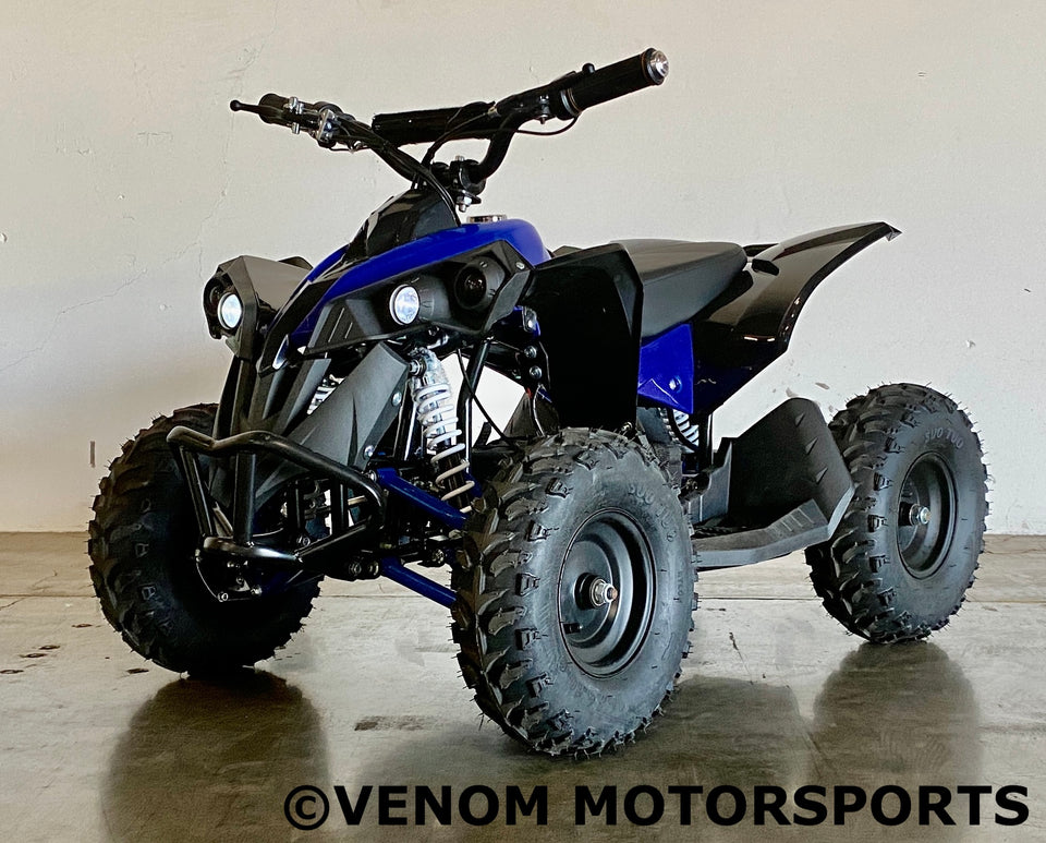 Venom Renegade Electric Mini ATV | 500W | Brushless | Rear Shaft Drive | 36V Blue