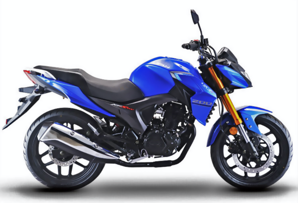 Venom KP200 | 200cc Motorcycle | Fuel-Injected | 6 Speed Blue