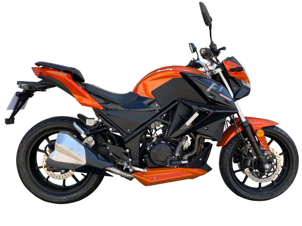 2019 Venom GTO Motorcycle | 250cc Fuel-Injected | 5-Speed Orange
