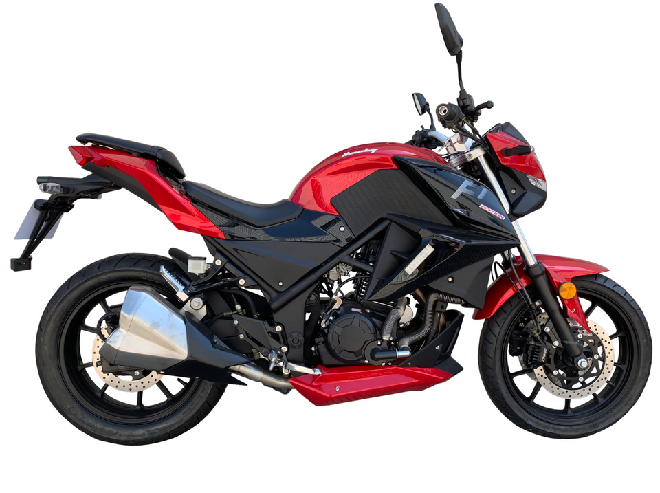 2019 Venom GTO Motorcycle | 250cc Fuel-Injected | 5-Speed Red