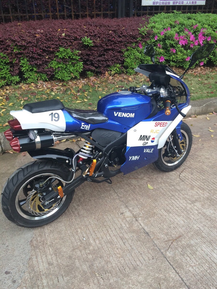 2016 x19 Super Pocket Bike 110cc - Blue