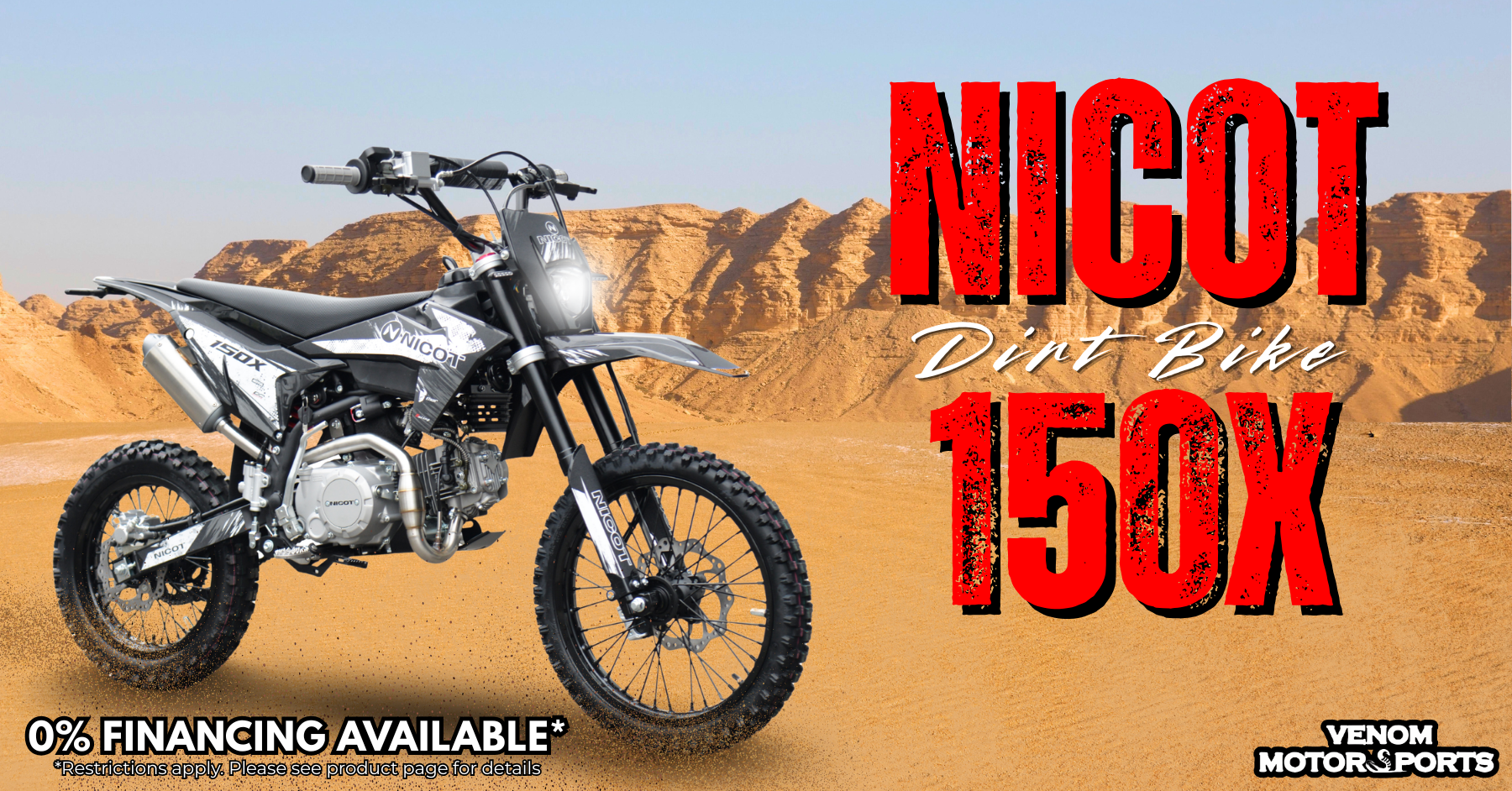 Venom Nicot 150X vs 190X: Which EFI Dirt Bike Fits You?