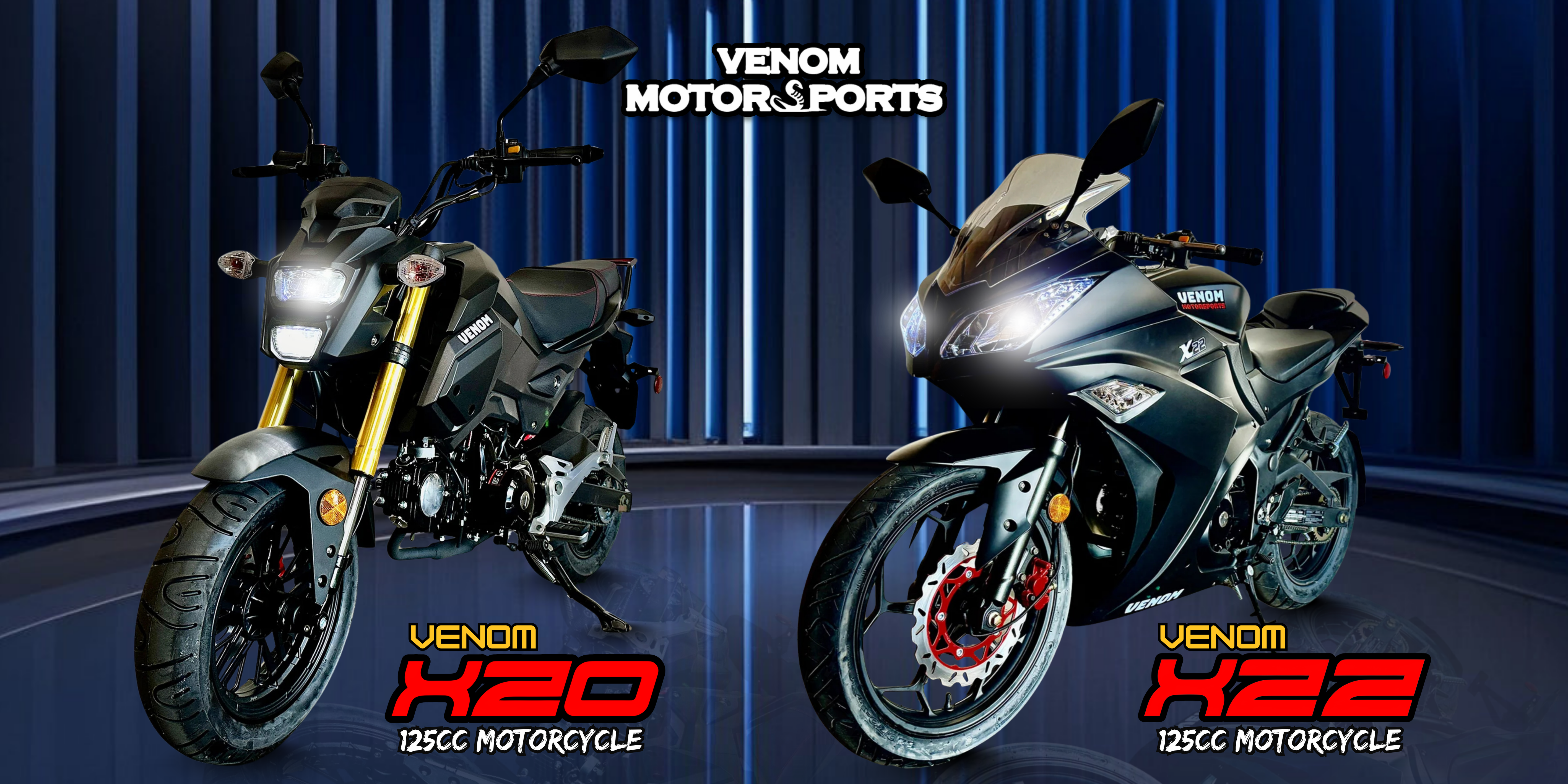 Venom X20 vs X22 125cc: Which Motorcycle Should You Buy?