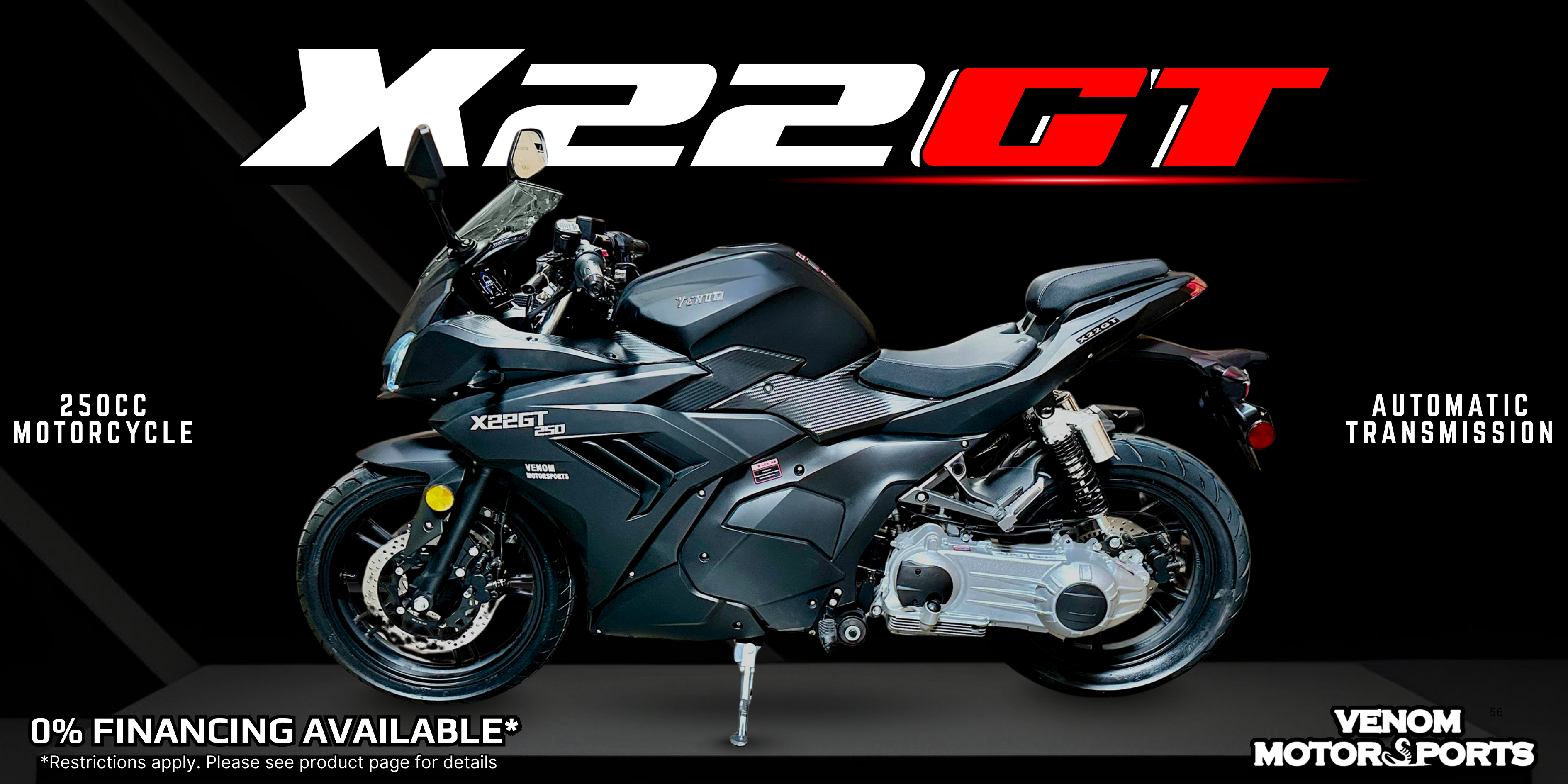 Venom X19 vs X22GT: 200cc vs 250cc Automatic Motorcycle