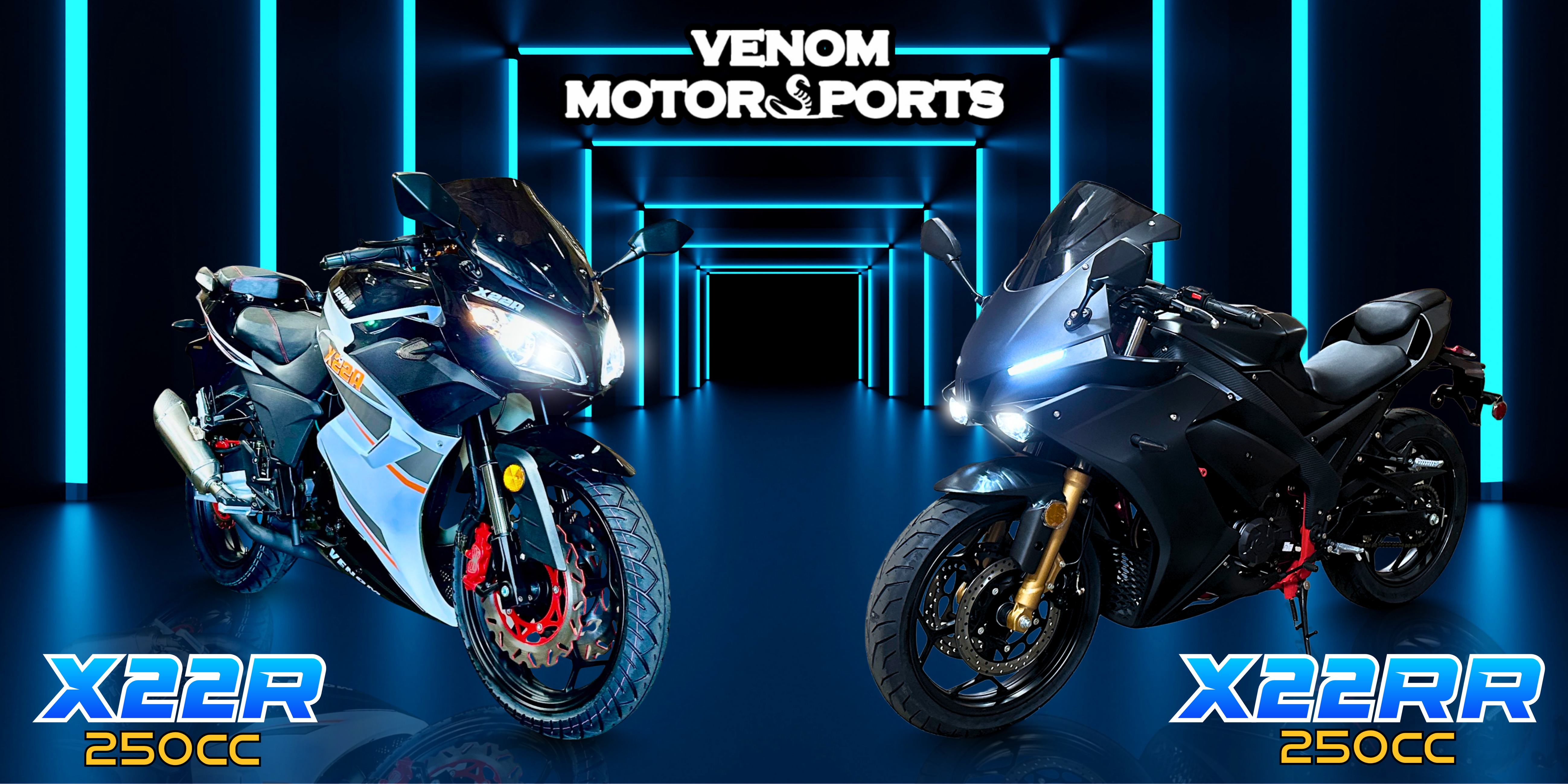 Venom X22R vs X22RR: Which 250cc Sport Bike Should You Buy?