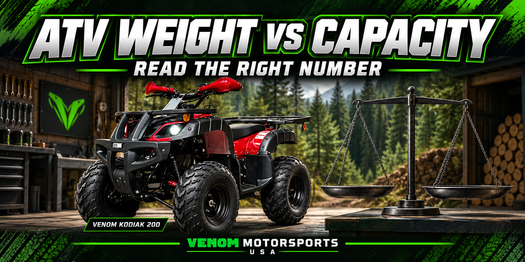 ATV Weight vs Load Capacity: Read the Right Number
