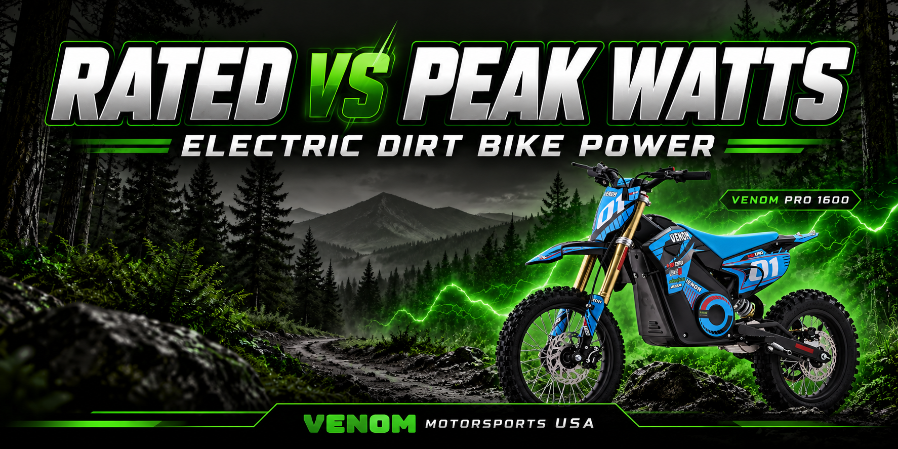 Electric Dirt Bike Watts: Rated vs Peak Power Explained