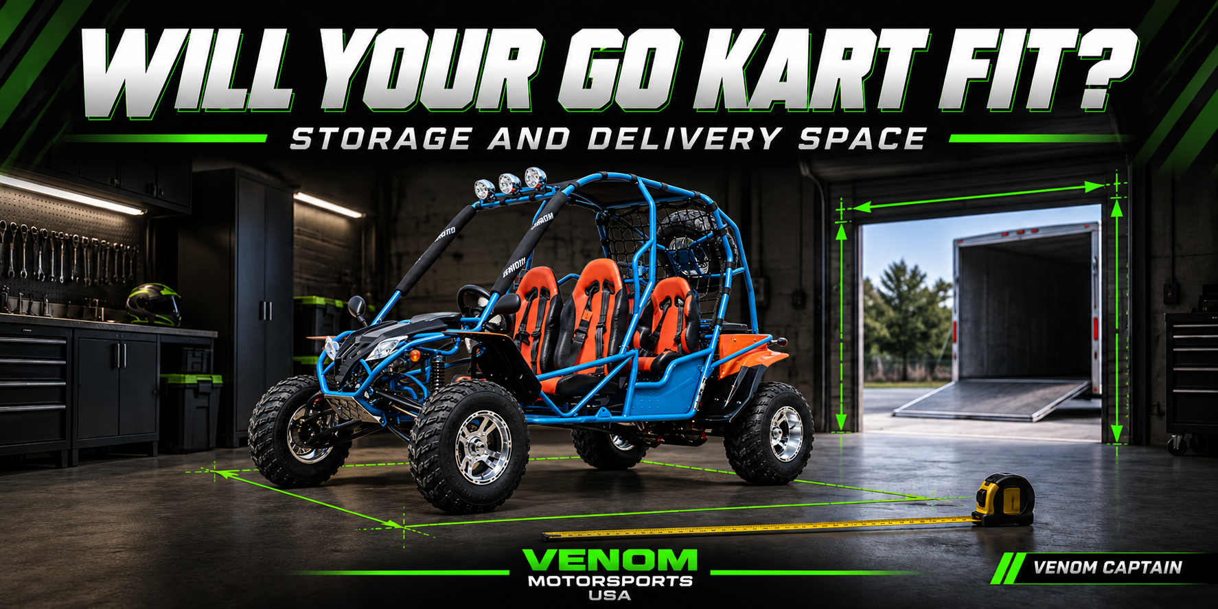Go Kart Dimensions: Measure Storage and Delivery Space