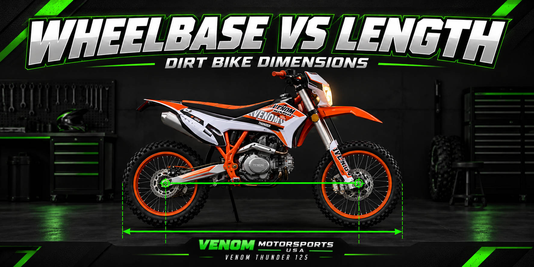 Dirt Bike Wheelbase vs Overall Length: What to Measure