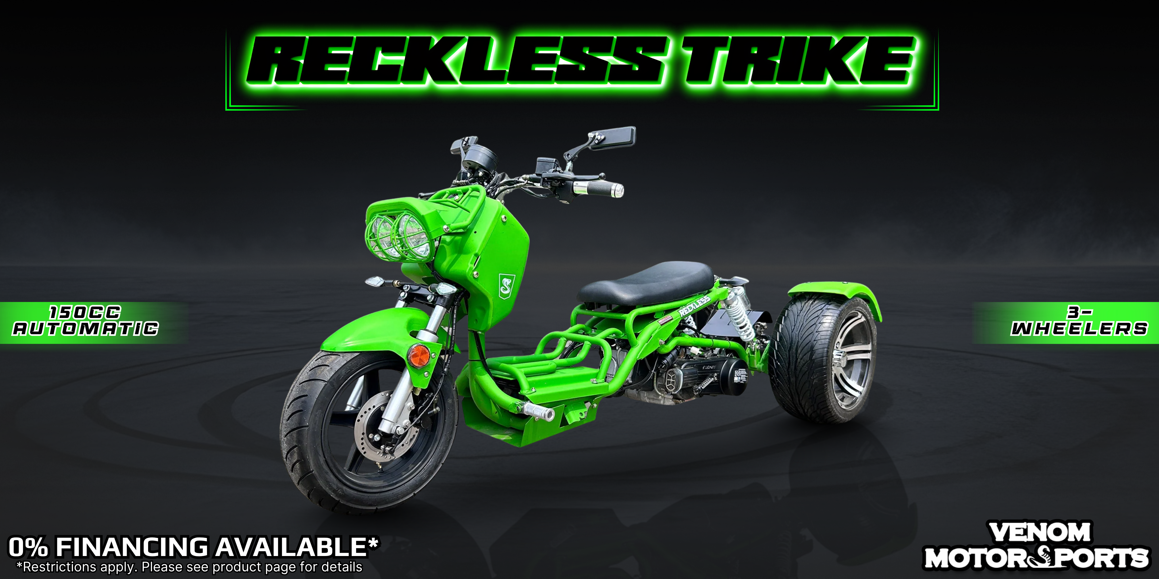 150cc Scooter Trike vs Two Wheels: Reckless vs Lifan KPV