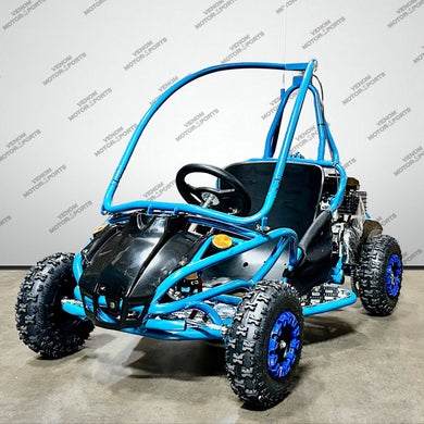 Venom Kids Speed Racer | 80cc Go Kart | Automatic Blue