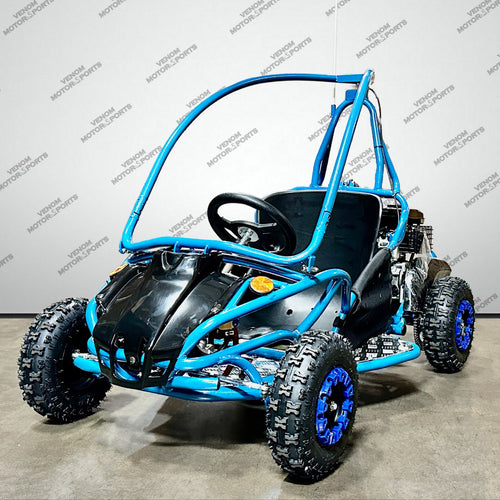 Venom Kids Speed Racer | 80cc Go Kart | Automatic Blue