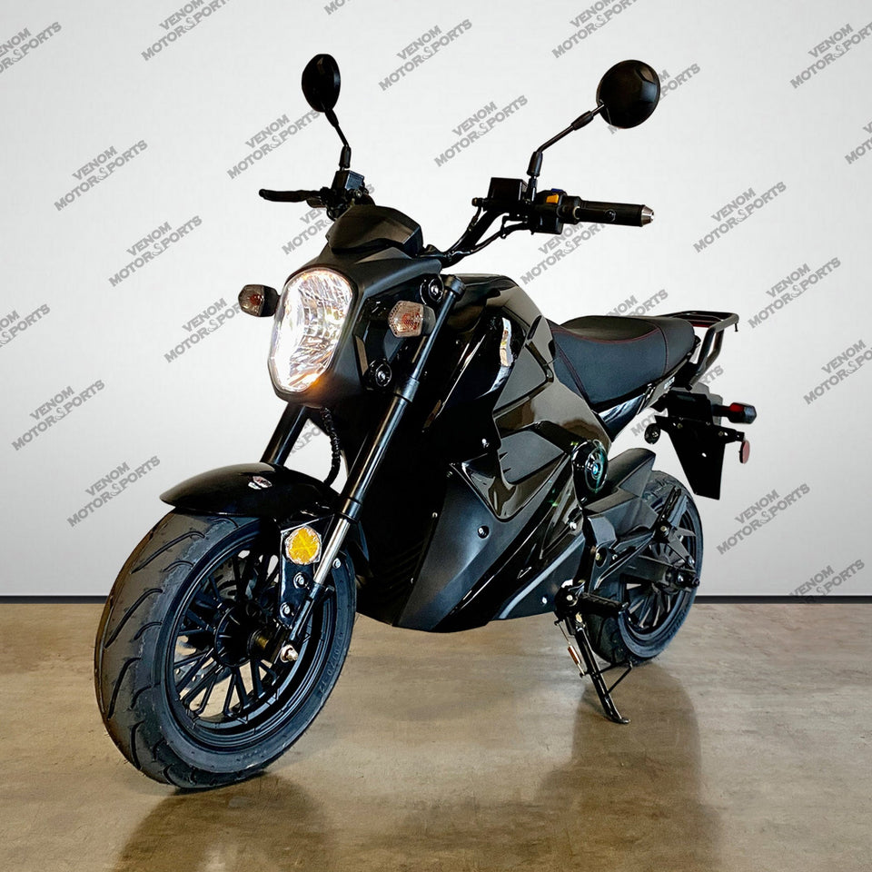 2000W E-Vader Electric Motorcycle | Brushless | 72V Black