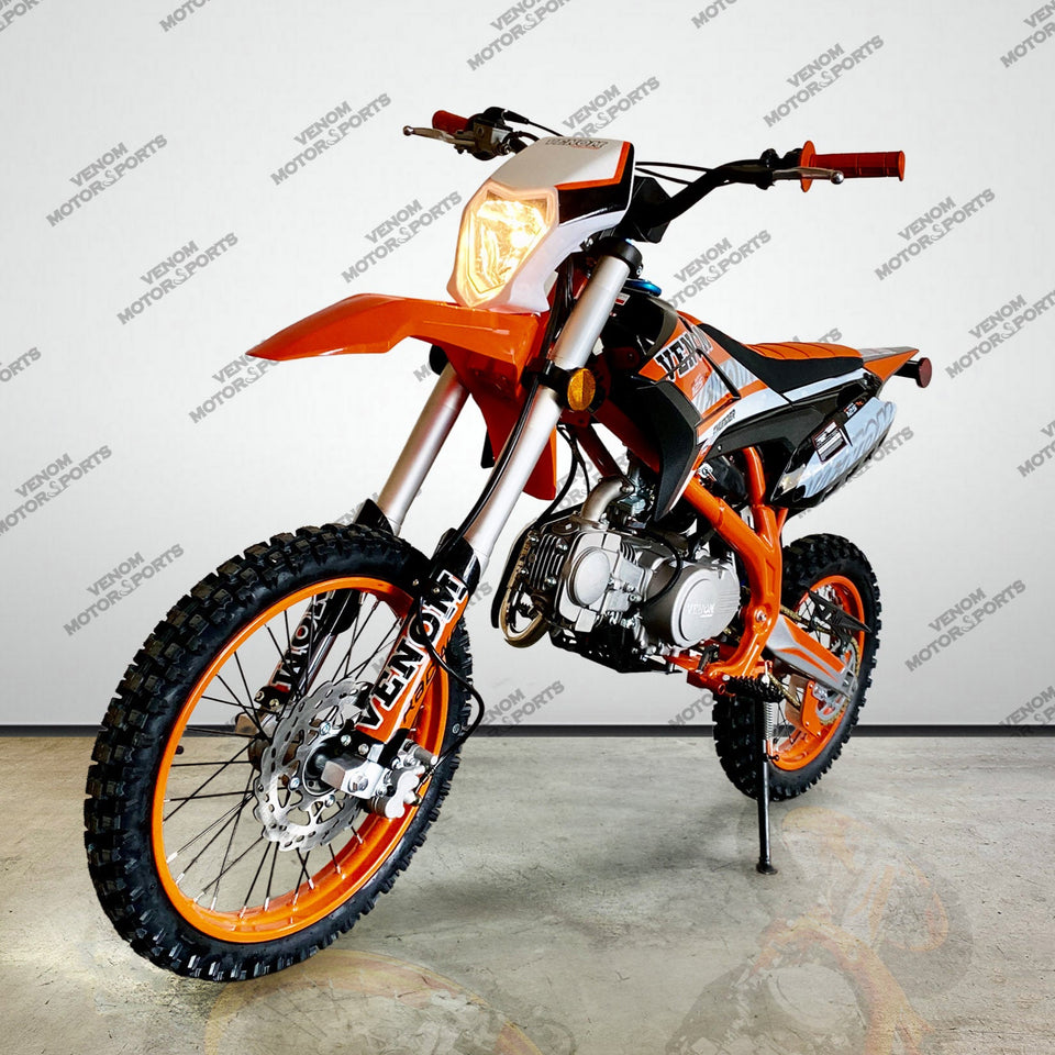 Venom Thunder | 125cc Dirt Bike | 4 Speed Black
