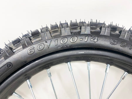 1600w Pro Electric Dirt Bike 48v | Front Tire On Rim (60/100-14)