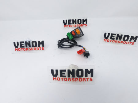Venom 1000w E-Racer ATV | Left Combination Switch (17809000120) B - light switch button