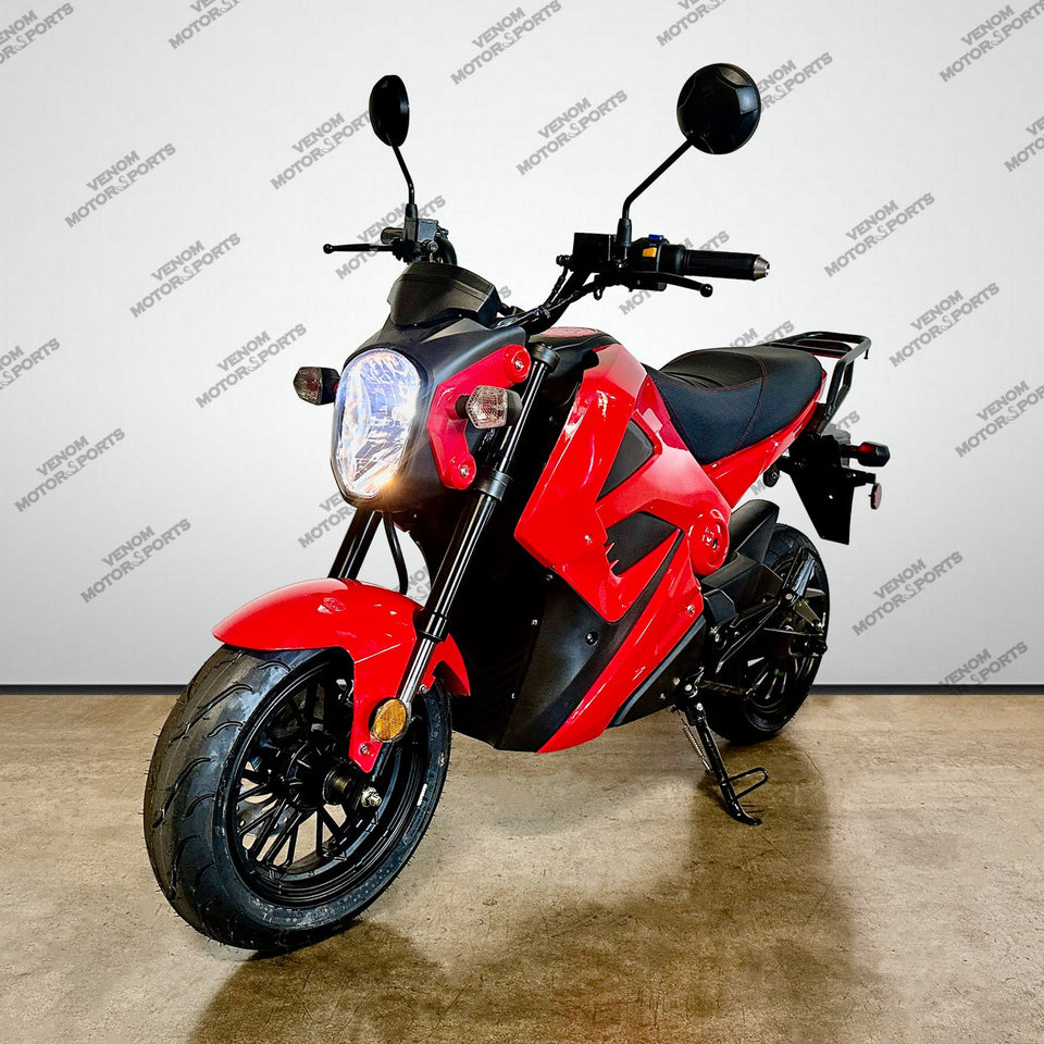 2000W E-Vader Electric Motorcycle | Brushless | 72V Red