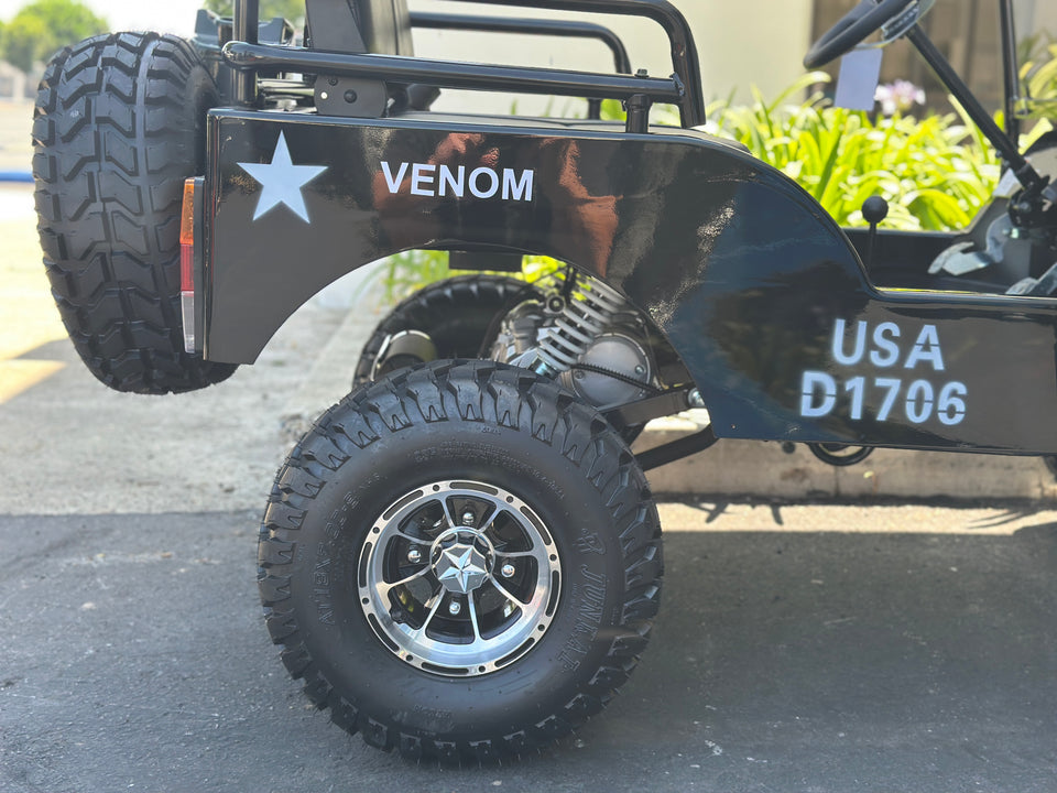 Venom Mini Jeep | 125cc | 2 Seater | Willys Edition | 3 Speed