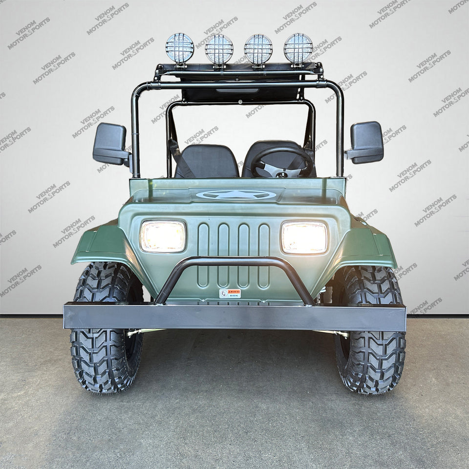 Venom 200cc Mini Jeep | Willys Edition | Full-Size | Automatic