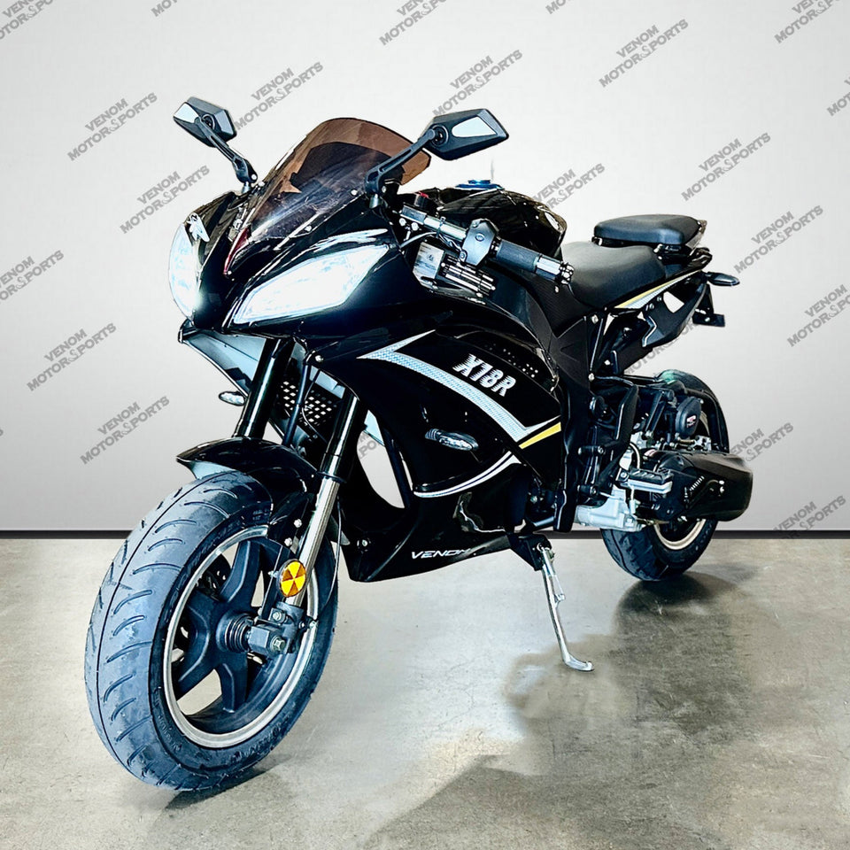 Venom x18R | 200cc Motorcycle | Automatic Transmission Black