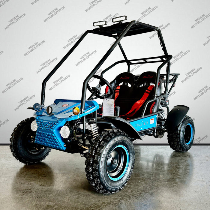 Venom Ultimate Go Kart | 2-Seater | 125cc | Automatic + Reverse Blue