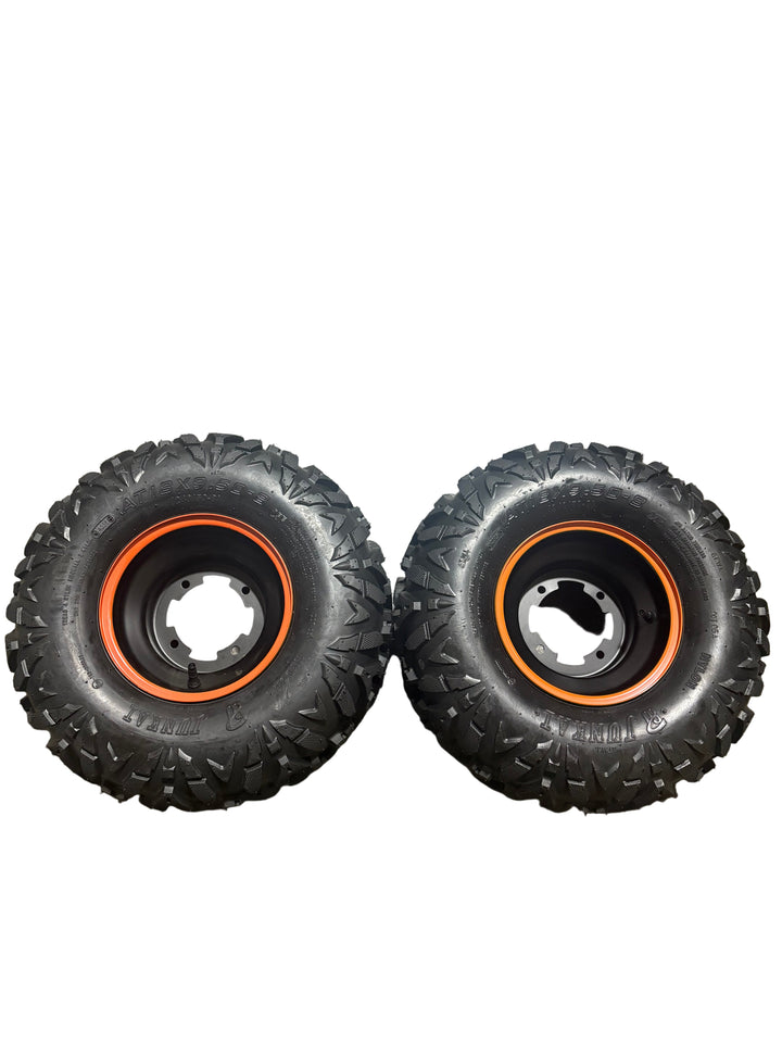 1500w Venom E-Grizzly Electric ATV | Rear Off-Road Tires On Rim (SET) (12501A-300100A-HECBAZ)