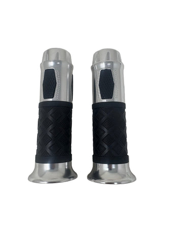 1500w E-Grizzly 48V ATV | Hand Grips (Silver) (SET) (EA07-140202B)