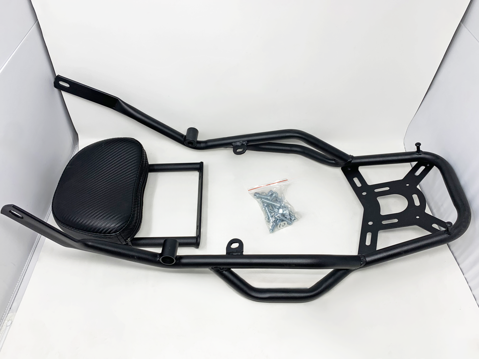 Sissy Bar Backrest & Luggage Rack for Lifan KPM 200 – Passenger Sissy Bar Backrest & Luggage Rack for Lifan KPM 200 – Passenger