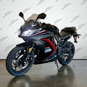 Venom SuperBike | 250cc Motorcycle | Fuel Injected | 6 Speed Black