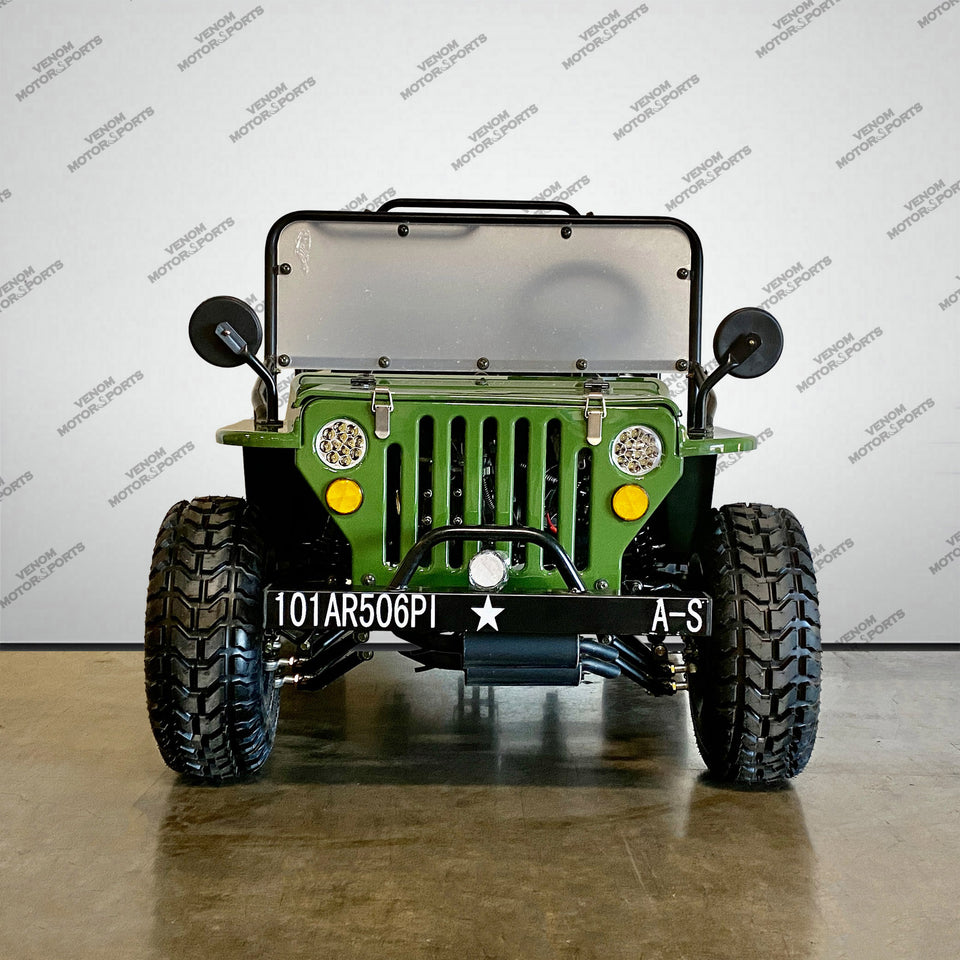 Venom 125cc Mini Jeep | Willys Edition | 3-Speed | Off Road