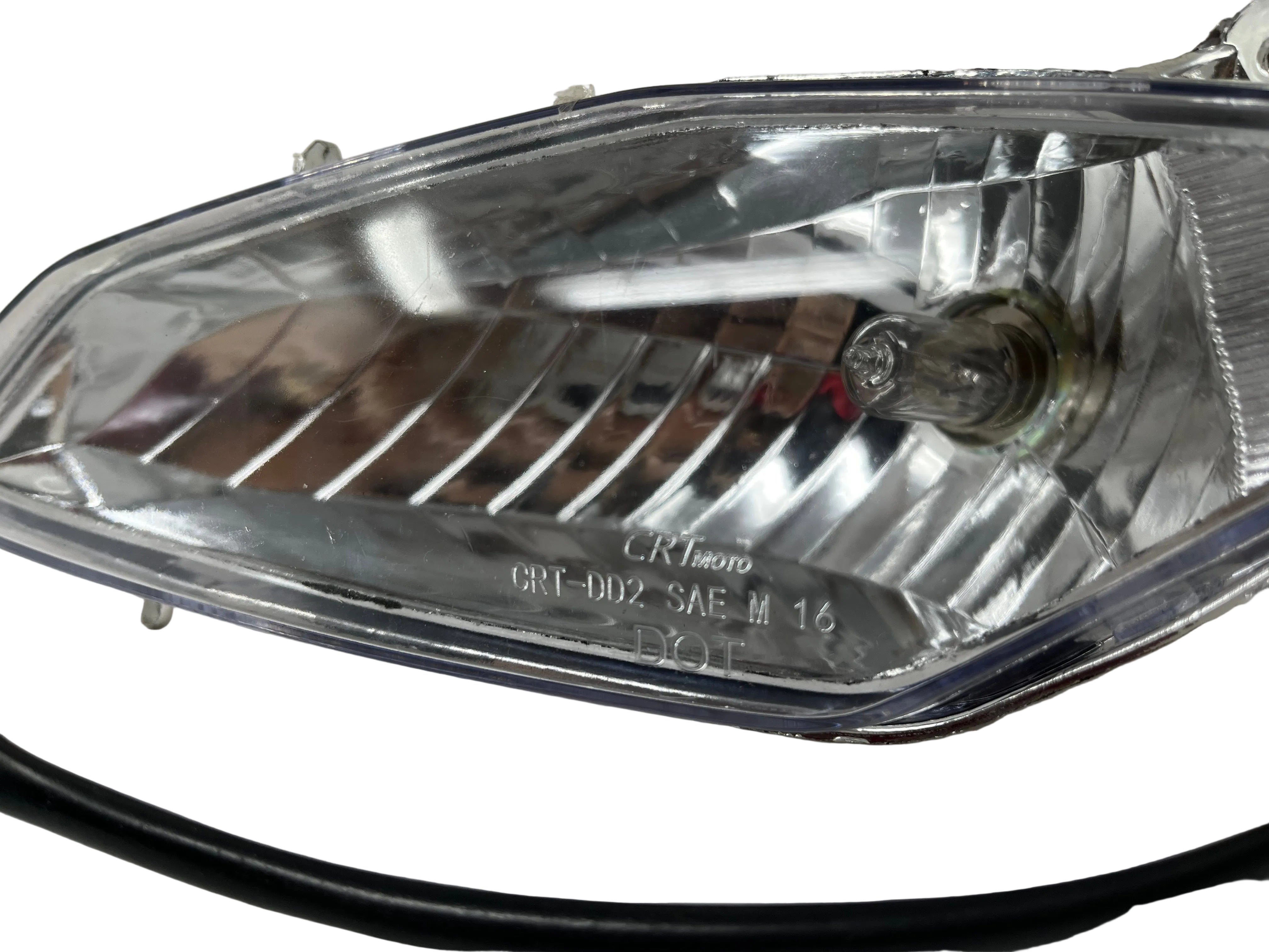 【軽量・名機】HEAD Cyber X40 Superlight 156cm X18 50cc GY6 Motorcycle | Left Headlight (09010051)