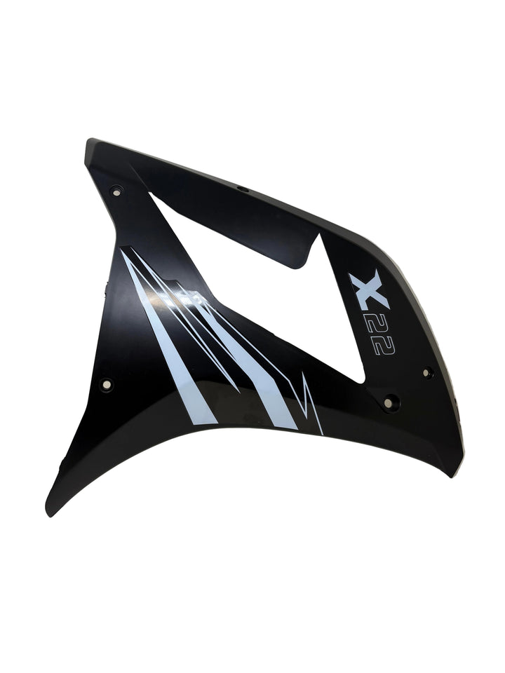 Venom X22 125cc Motorcycle | Right Side Fairing (Black W/ White Font) (125001003)
