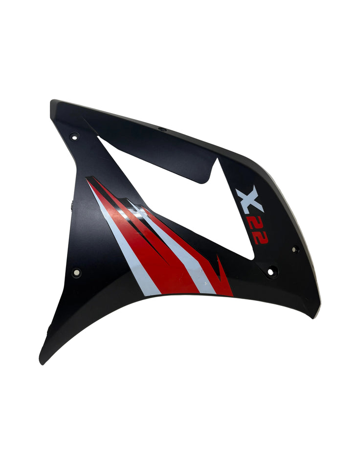 Venom X22 125cc Motorcycle | Right Side Fairing (Black W/ Red Font) (125001003)