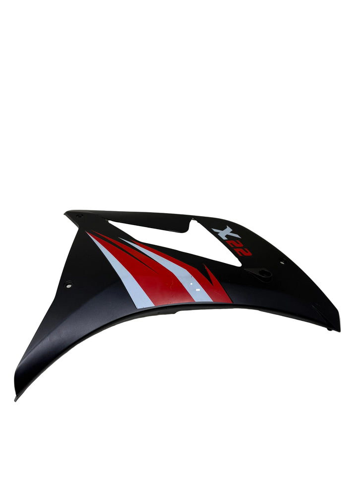 Venom X22 125cc Motorcycle | Right Side Fairing (Black W/ Red Font) (125001003)
