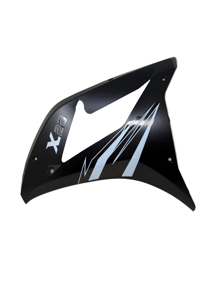 Venom X22 125cc Motorcycle | Left Side Fairing (Black w/ white font) (125001004)