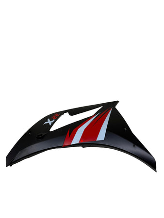 Venom X22 125cc Motorcycle | Left Side Fairing (Black W/ Red Font) (125001004)