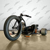 Venom Drift Trike | 200cc | 6.5HP [PRE-ORDER OCTOBER 15TH 2025] Black & Orange (Black Seat)