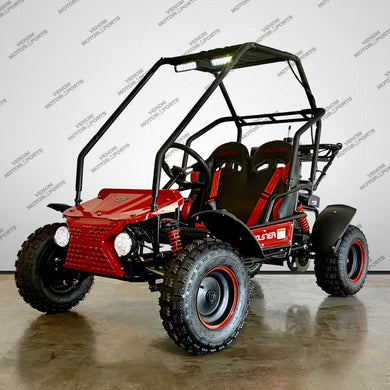 Venom Ultimate Go Kart | 2-Seater | 125cc | Automatic + Reverse Red