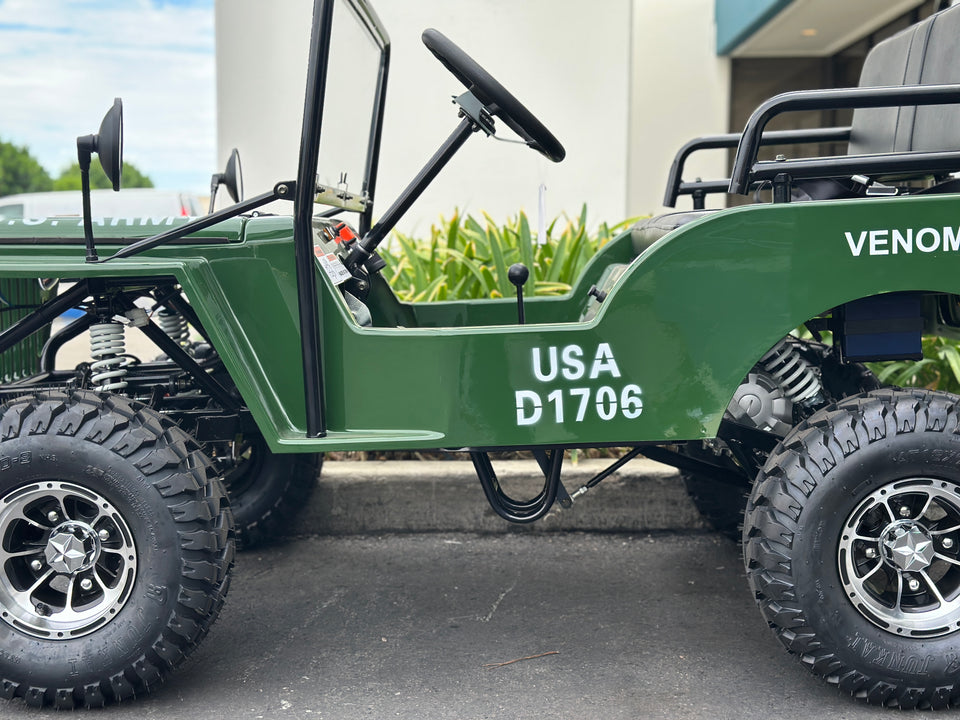 Venom Mini Jeep | 125cc | 2 Seater | Willys Edition | 3 Speed