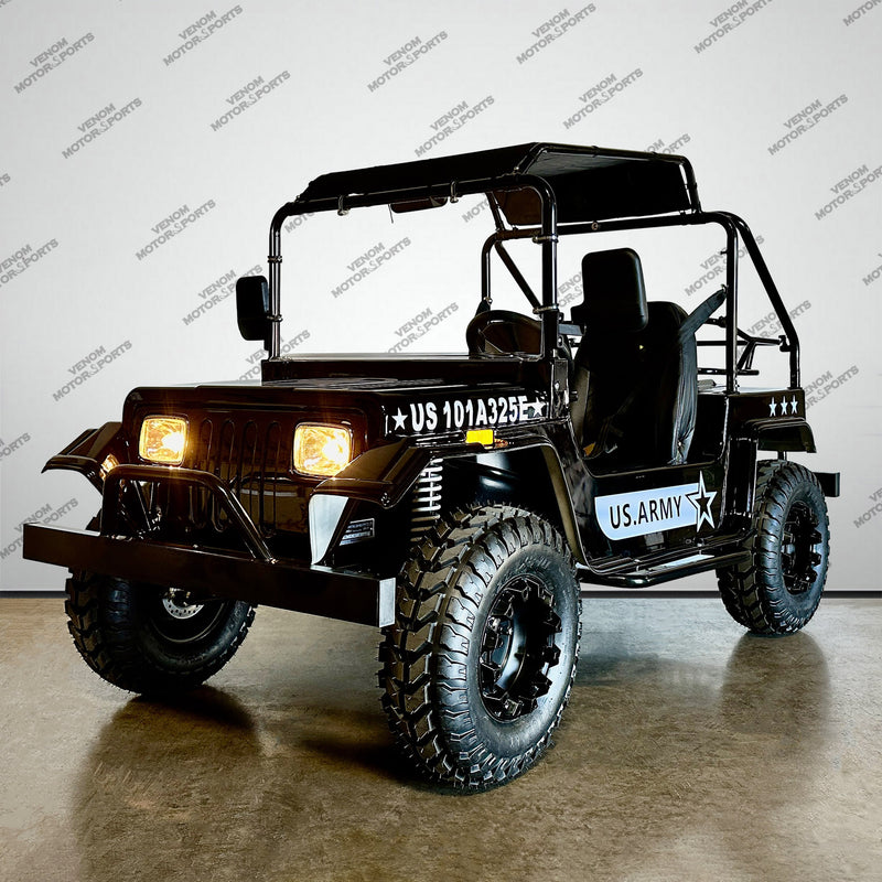 Venom 200cc Mini Jeep | Willys Edition | Full-Size | Automatic