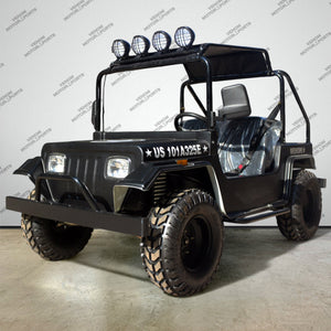 Venom Electric Mini Jeep | 3000W 60V | Full-Size | Safari Edition Matte Black
